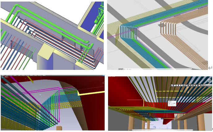 管道布局BIM细节图